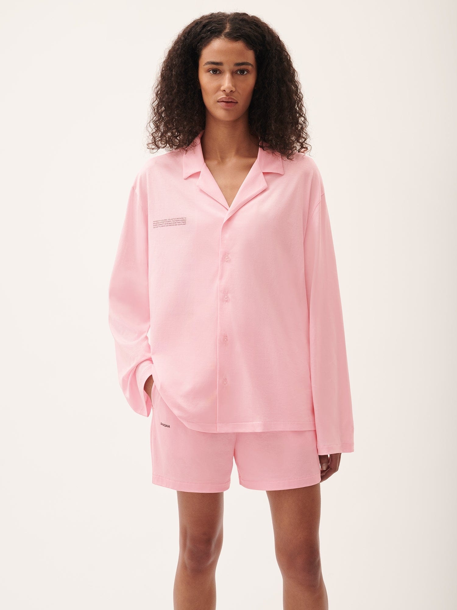 Womens 365 Lightweight Short Pyjama Shorts Set  - Magnolia Pink - 1