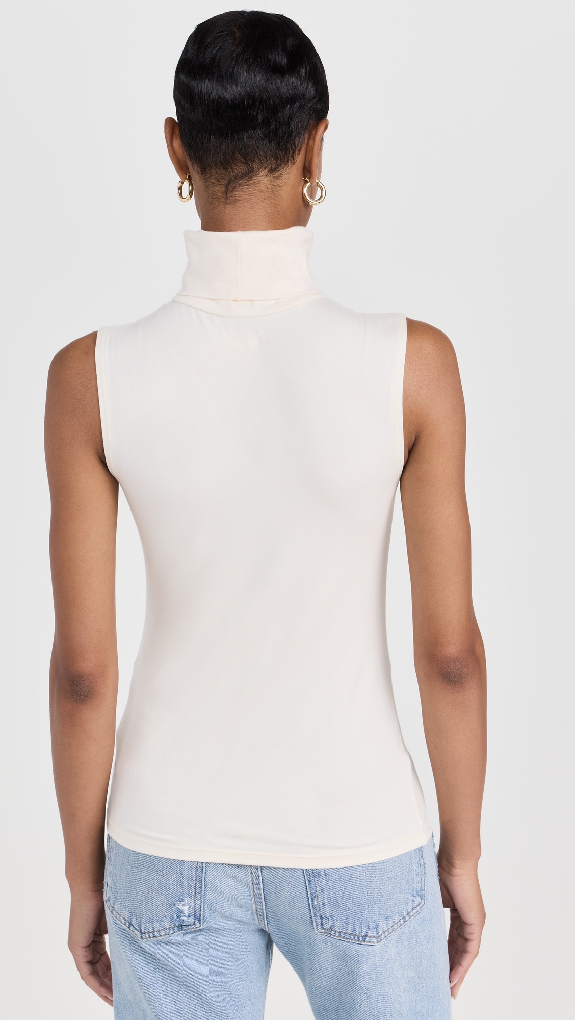 Ceci Sleeveless Turtleneck Tee - 2