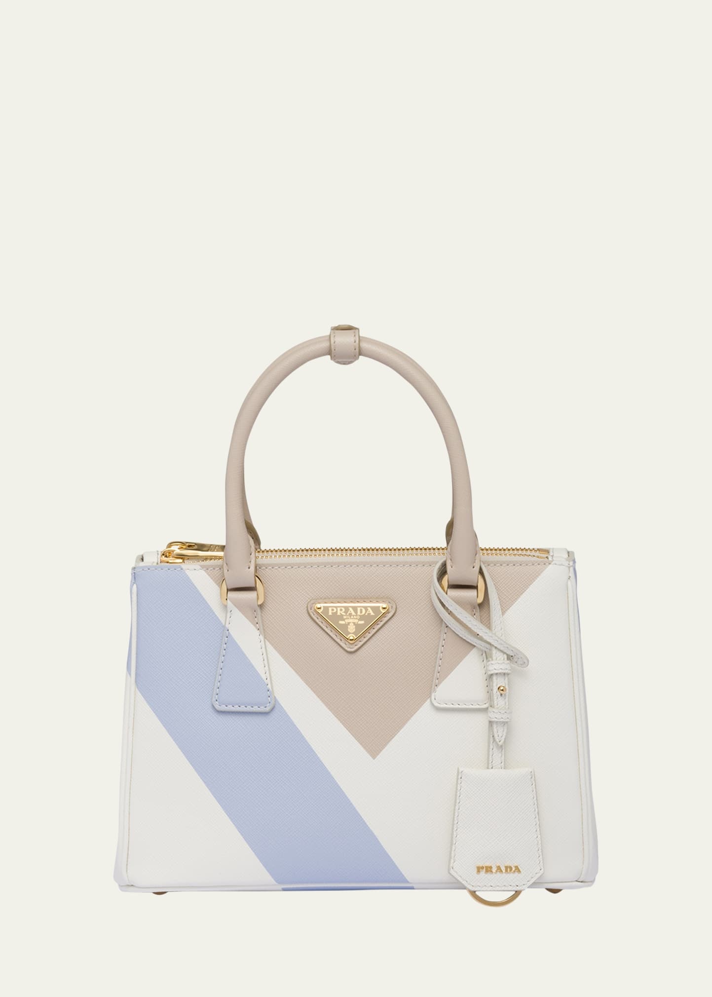 Galleria Small Geometric-Print Top-Handle Bag - 1