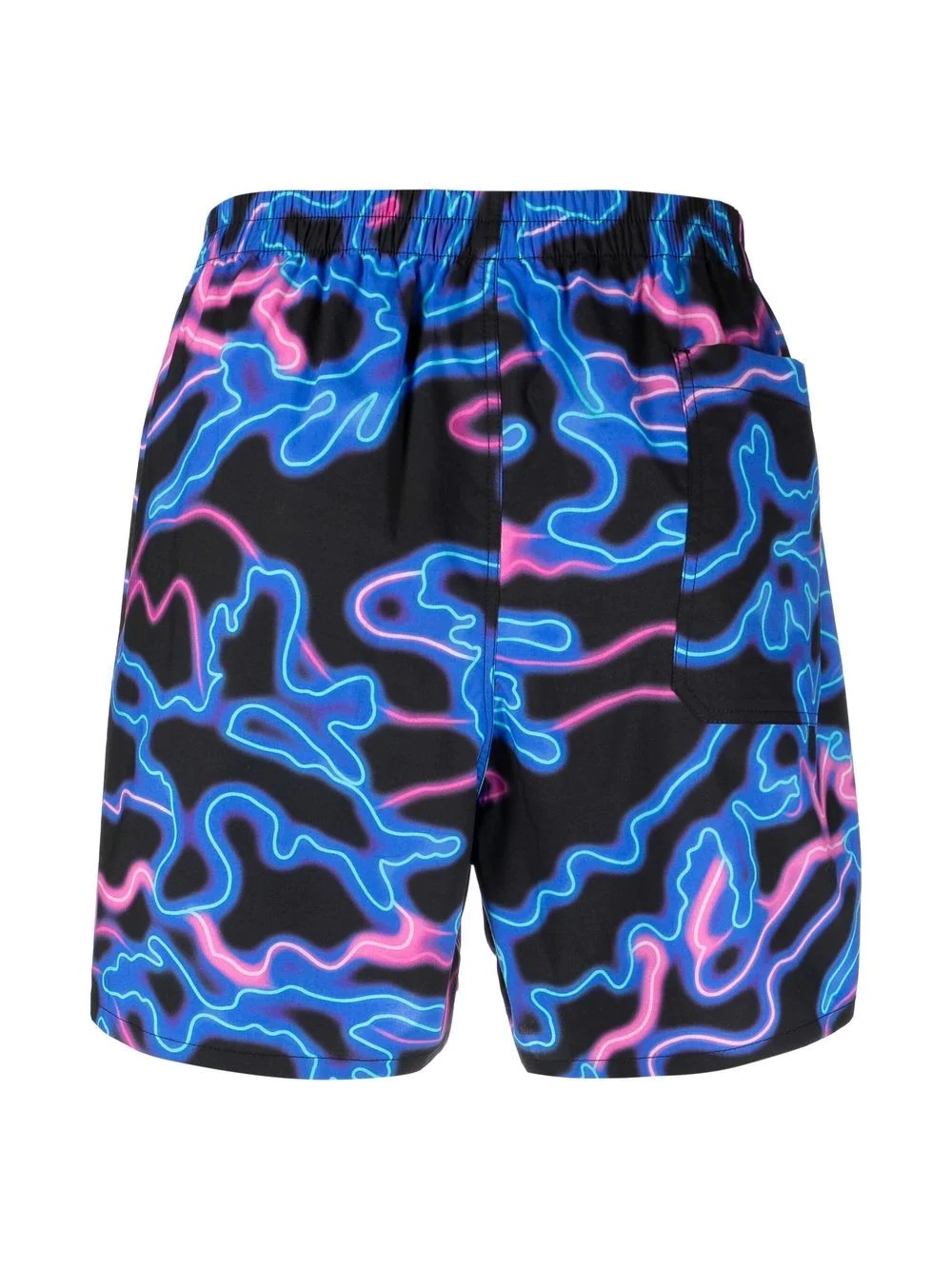 Neon-print swim shorts - 2