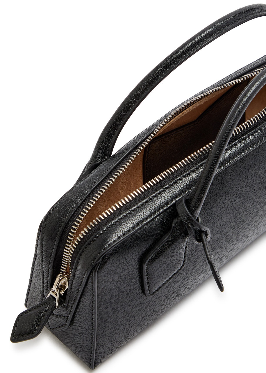 Alaïa Le Teckel Grained Leather Clutch - 4