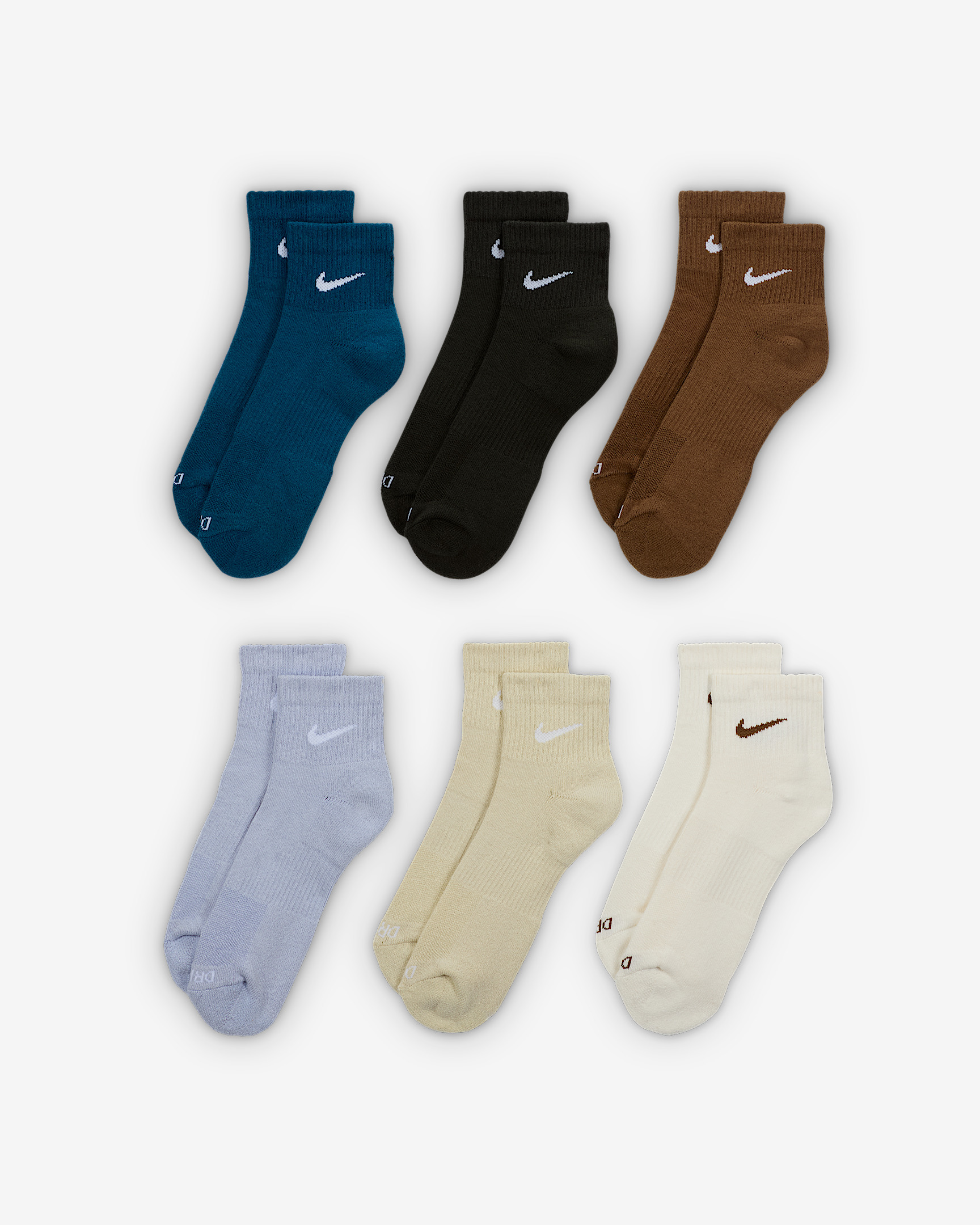 Nike Everyday Plus Cushioned Training Ankle Socks (6 Pairs) - 2