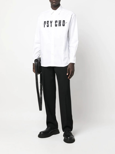 UNDERCOVER slogan-print shirt outlook