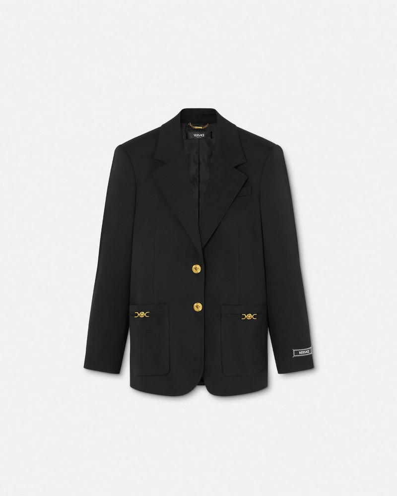 Single-Breasted Oversized Blazer 1