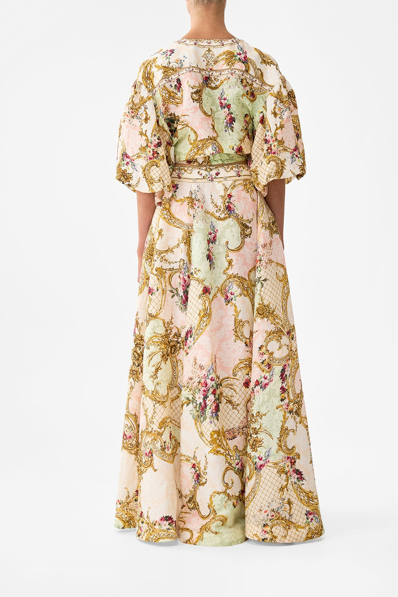 TIE FRONT PUFF SLEEVE TOP 3