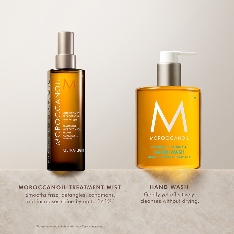 Moroccanoil Argan Oil Hair Mist & Hand Wash Gift Set 4