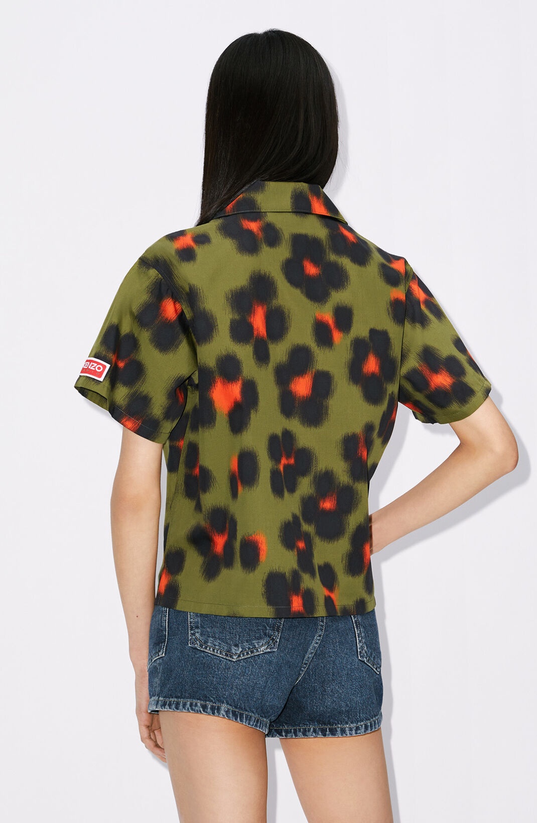 'Hana Leopard' boxy shirt - 5