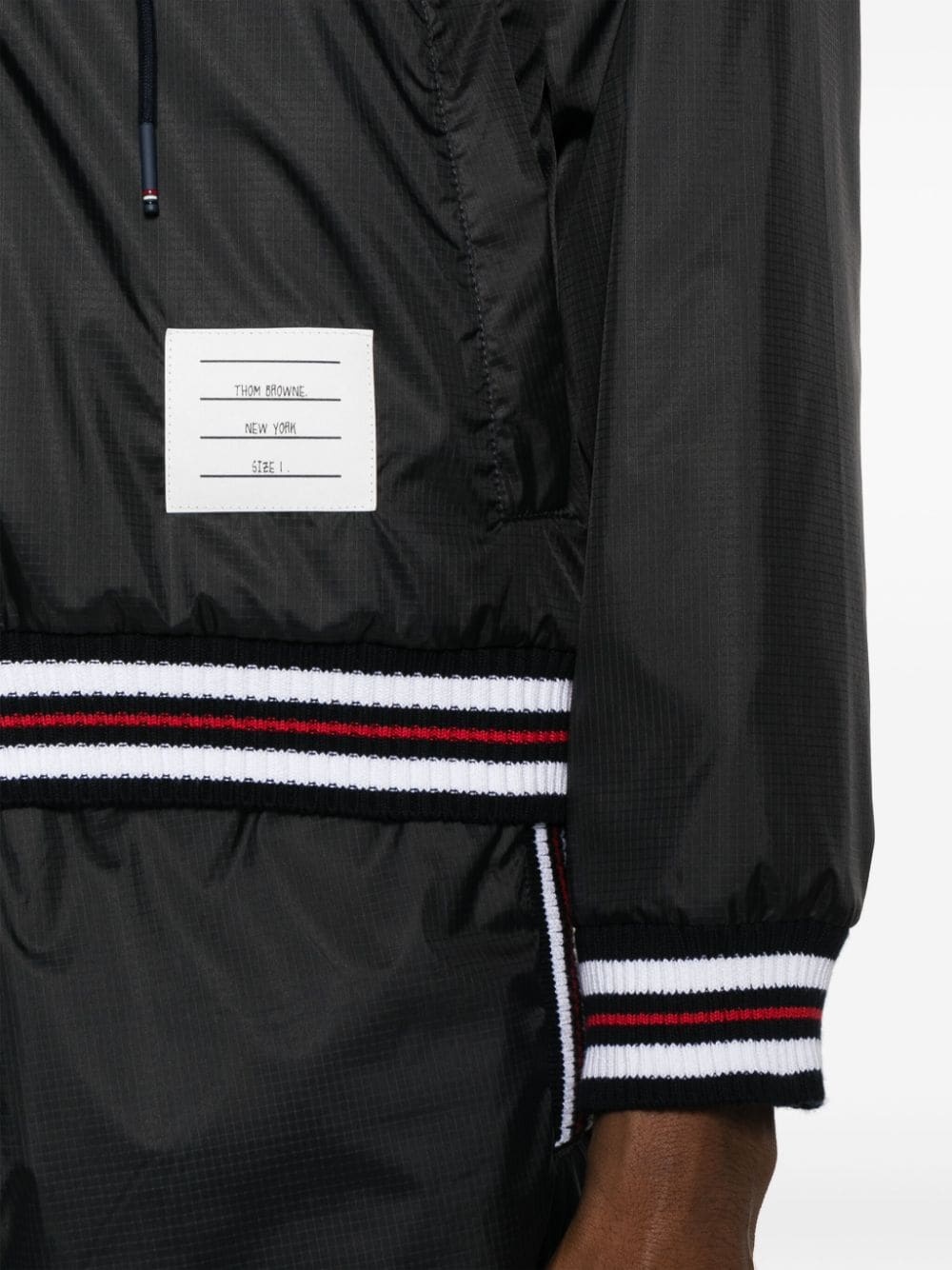 logo-patch ripstop lightweight jacket - 5