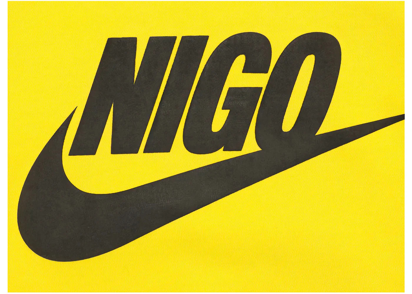 Nike x Nigo NRG Fleece Crew Sweatshirt Yellow - 3