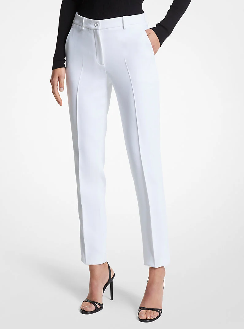 Samantha Double Crepe Sablé Pants - 1
