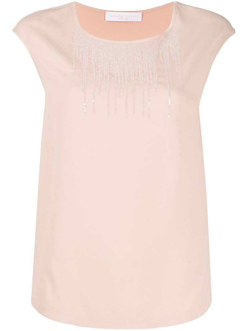 sequin detail blouse 1