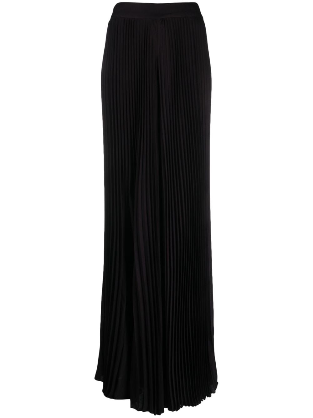 Copen pleated high-waist palazzo trousers - 1