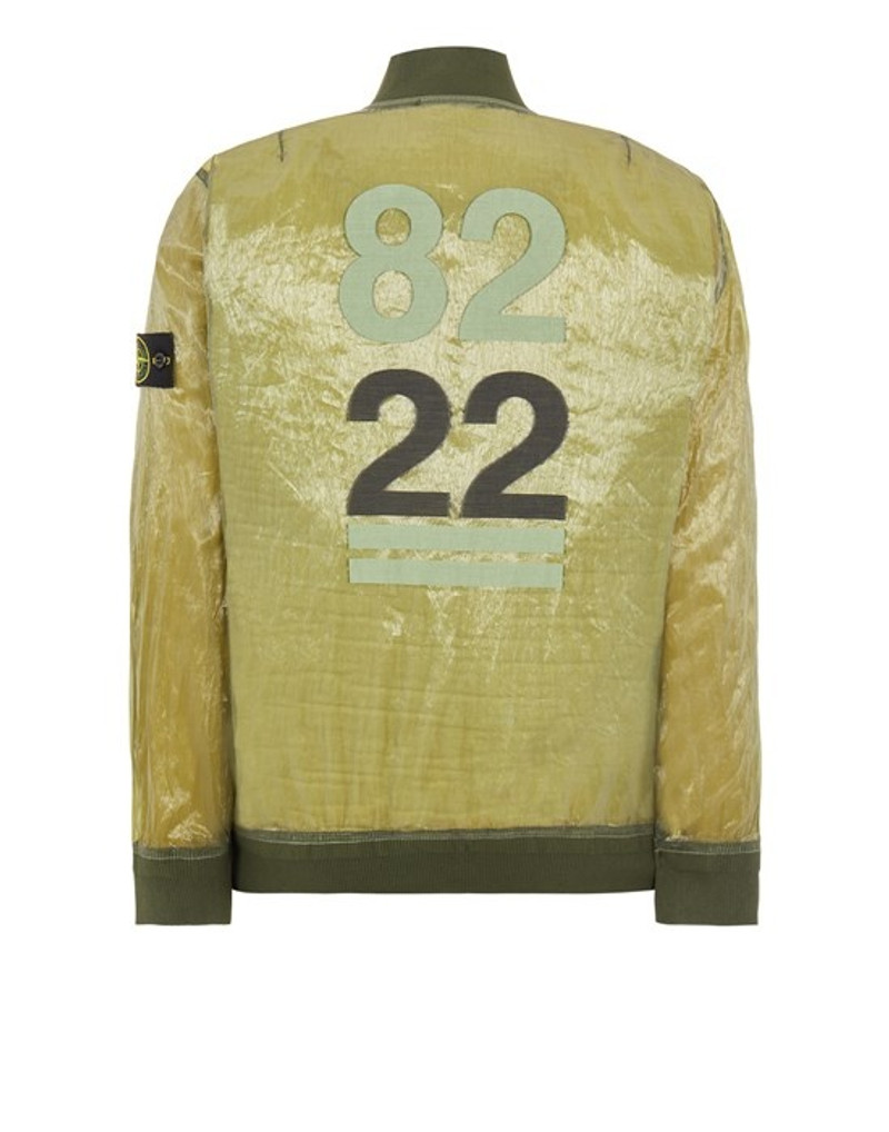 Stone Island 433Q2 PIATTINA_GARMENT DYED 82/22 OLIVE GREEN outlook