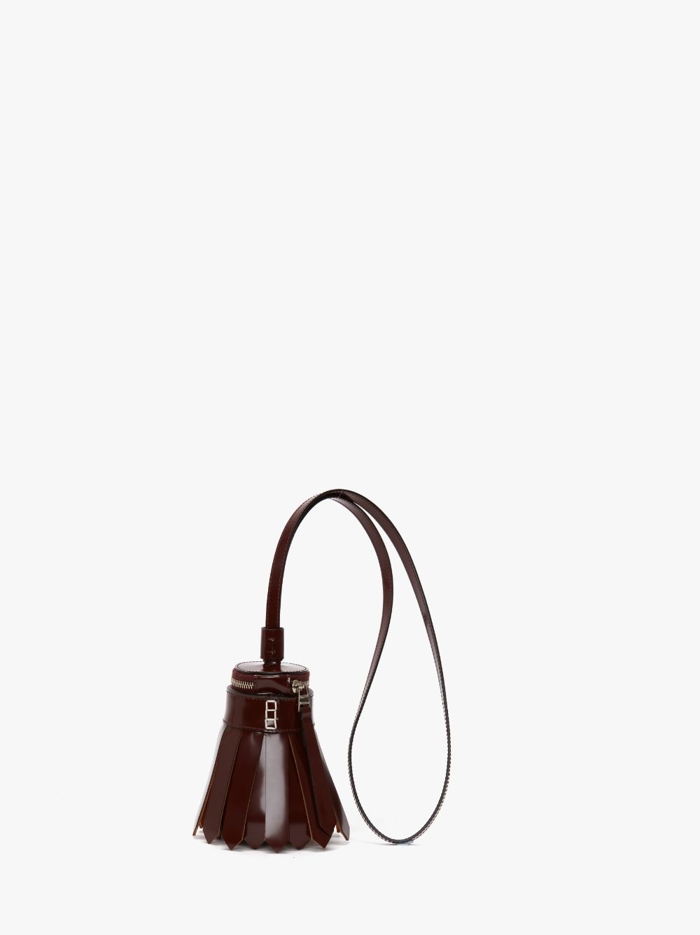 MINI TASSEL BAG - LEATHER CROSSBODY BAG - 4