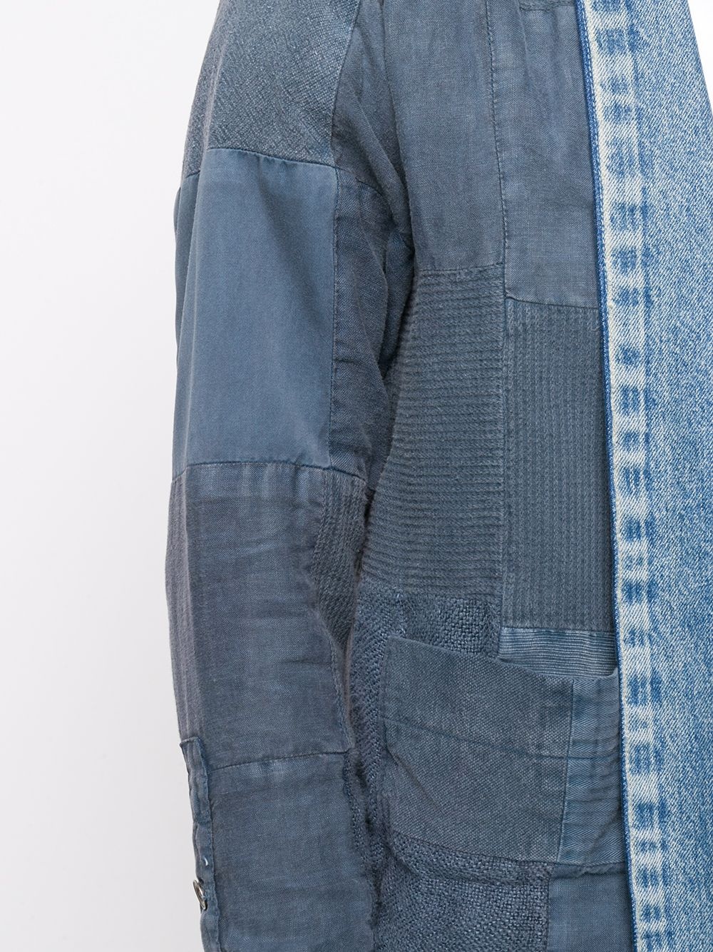 deconstructed denim jacket - 5