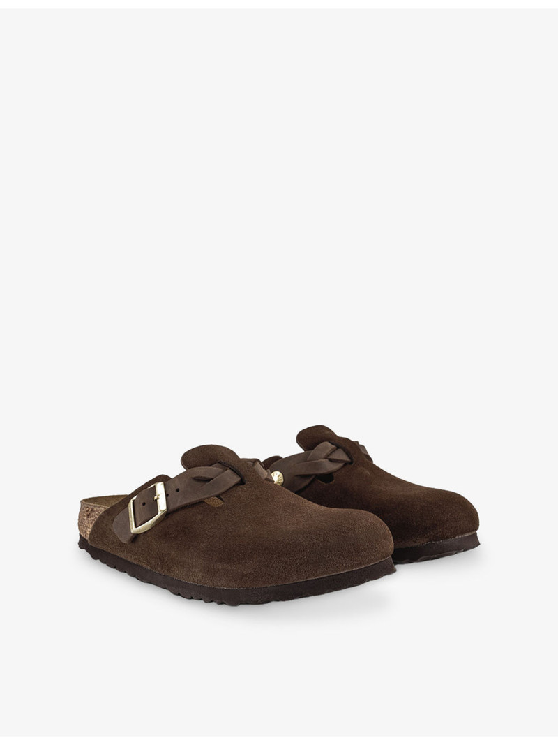 Boston Suede Clogs 3