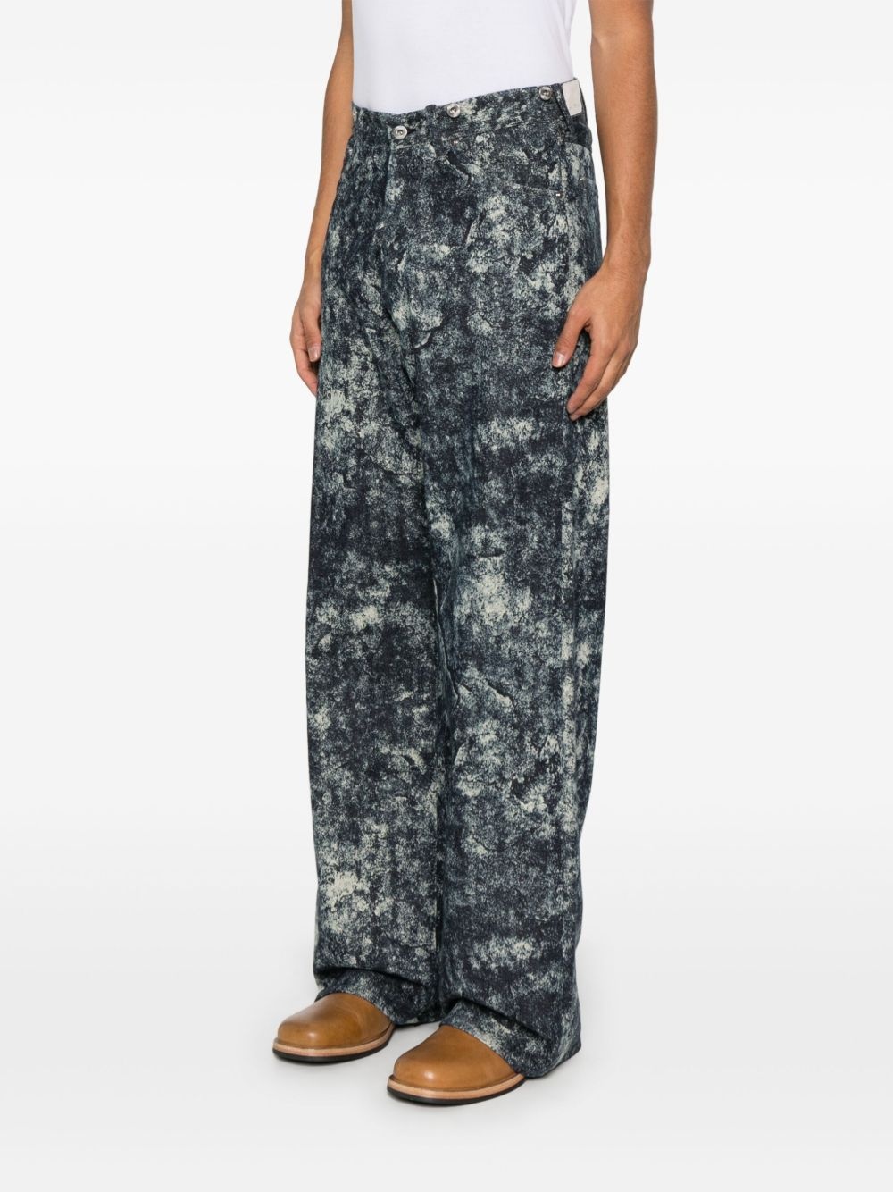 printed jeans - 3