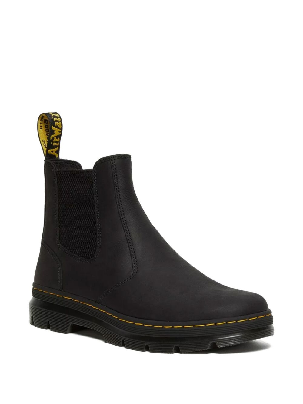 elastic-panel leather boots - 2