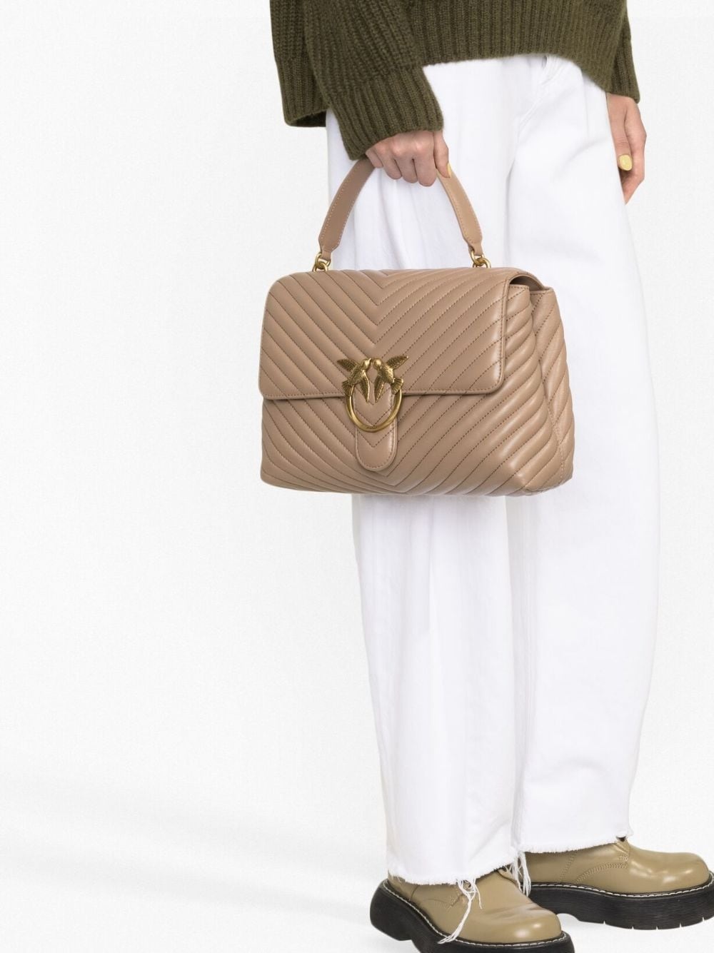 large Lady Love Puff quilted tote bag - 3