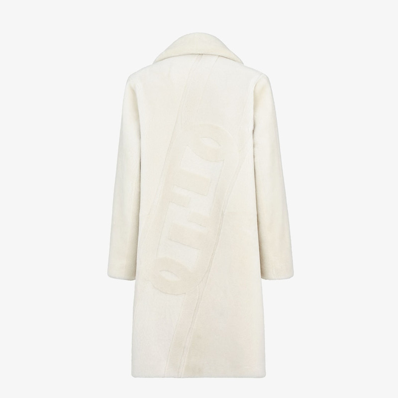 White shearling coat 2