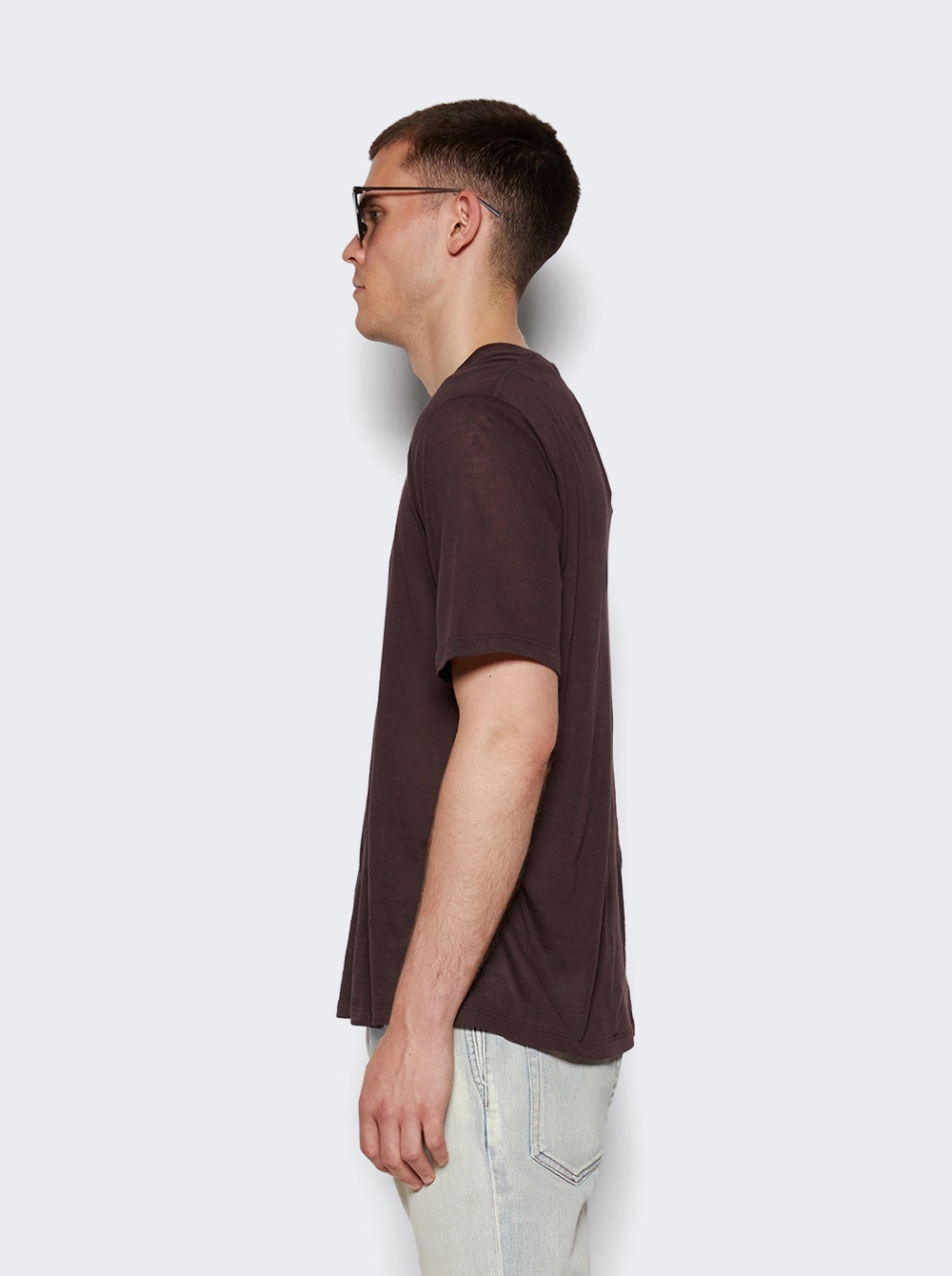 Loose Fit Jersey T-shirt Cacao - 4