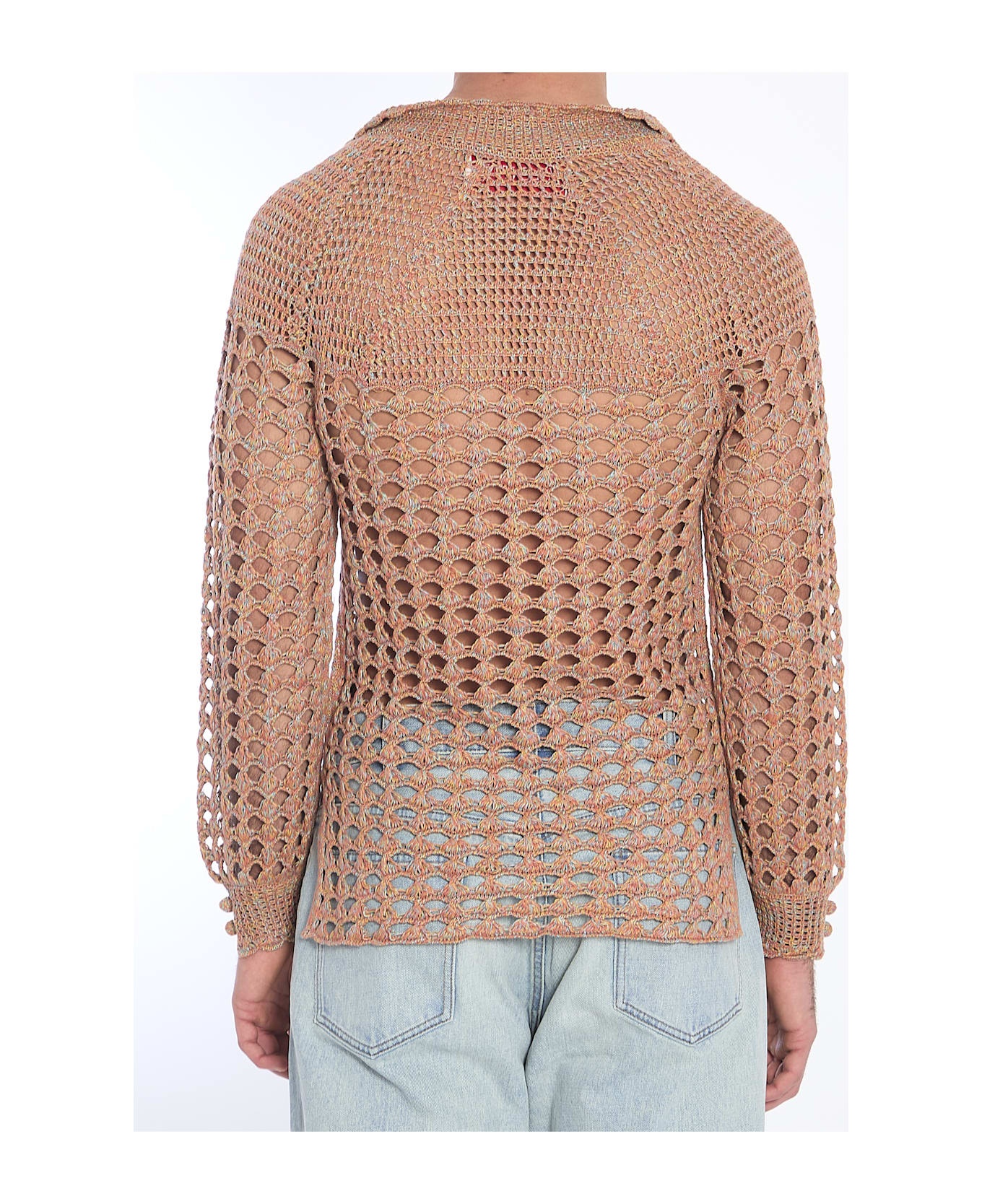 Perforated Knit Shirt - 4
