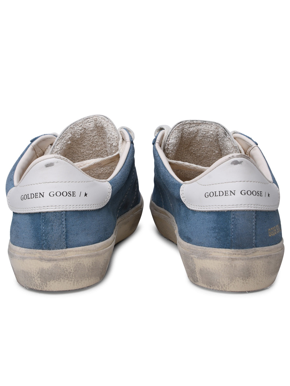 Golden Goose Man Golden Goose 'Soul Star' Blue Leather Sneakers - 4