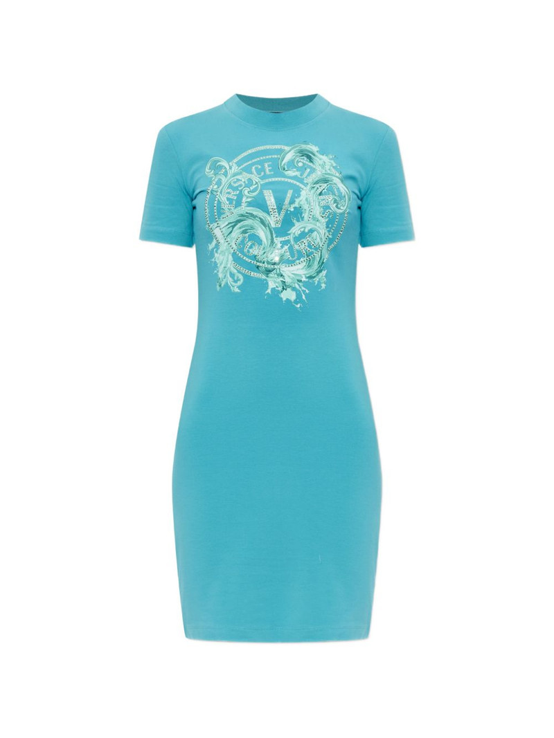 embellished graphic dress 1