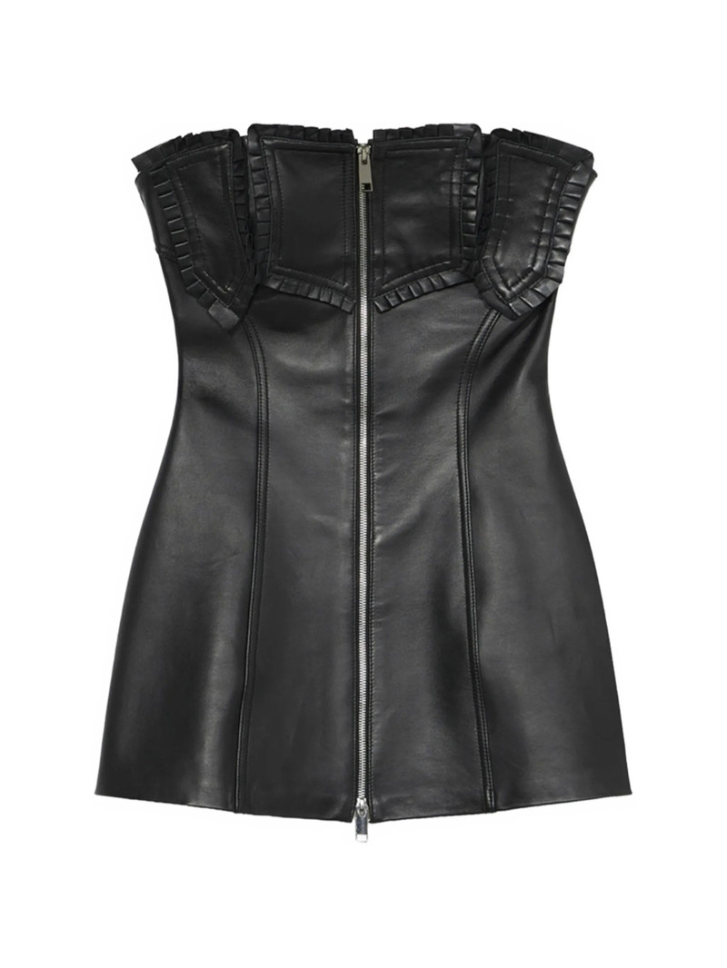 Blumarine Ruffled Bustier Mini Dress 1