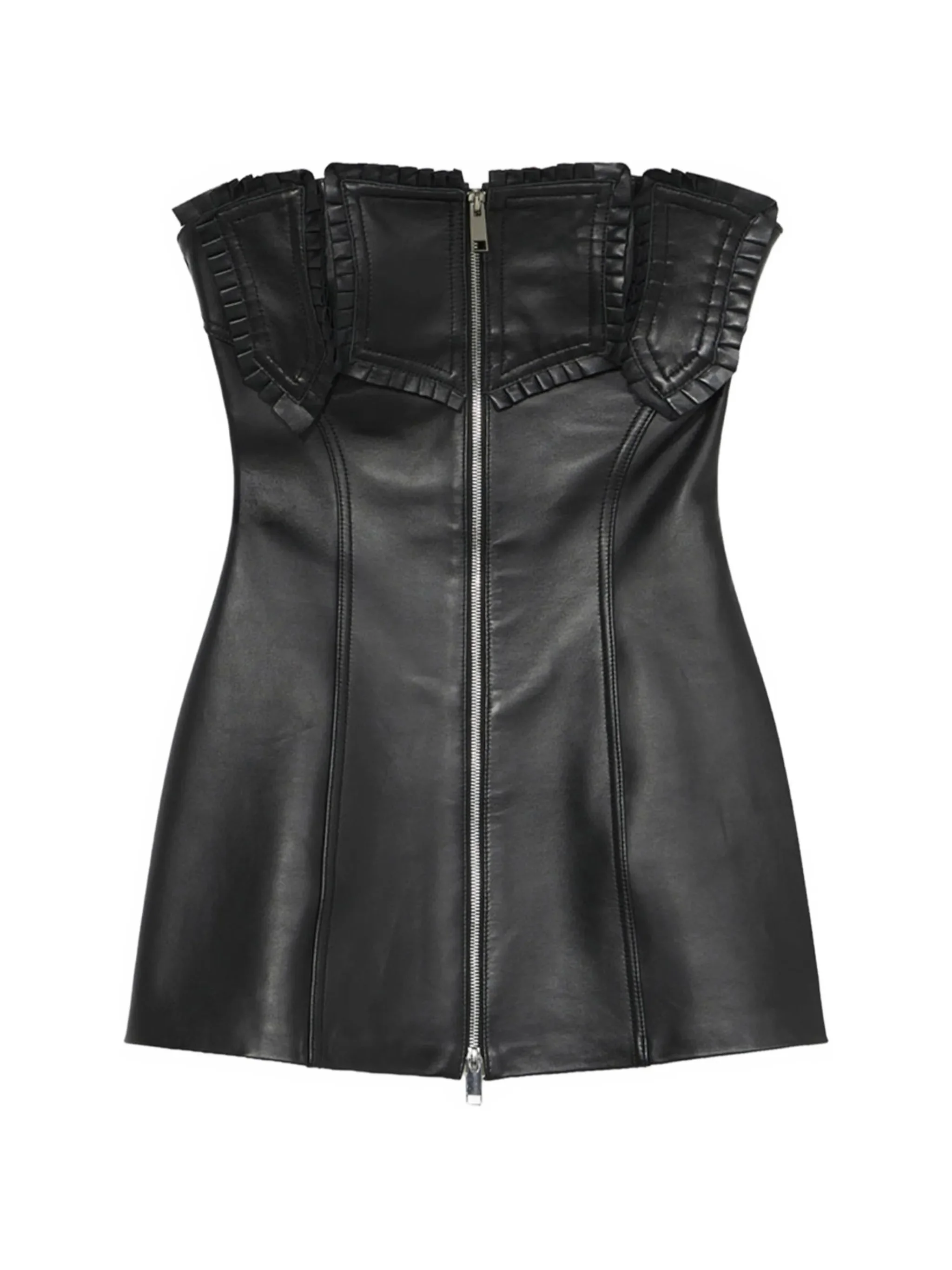 Blumarine Ruffled Bustier Mini Dress - 1