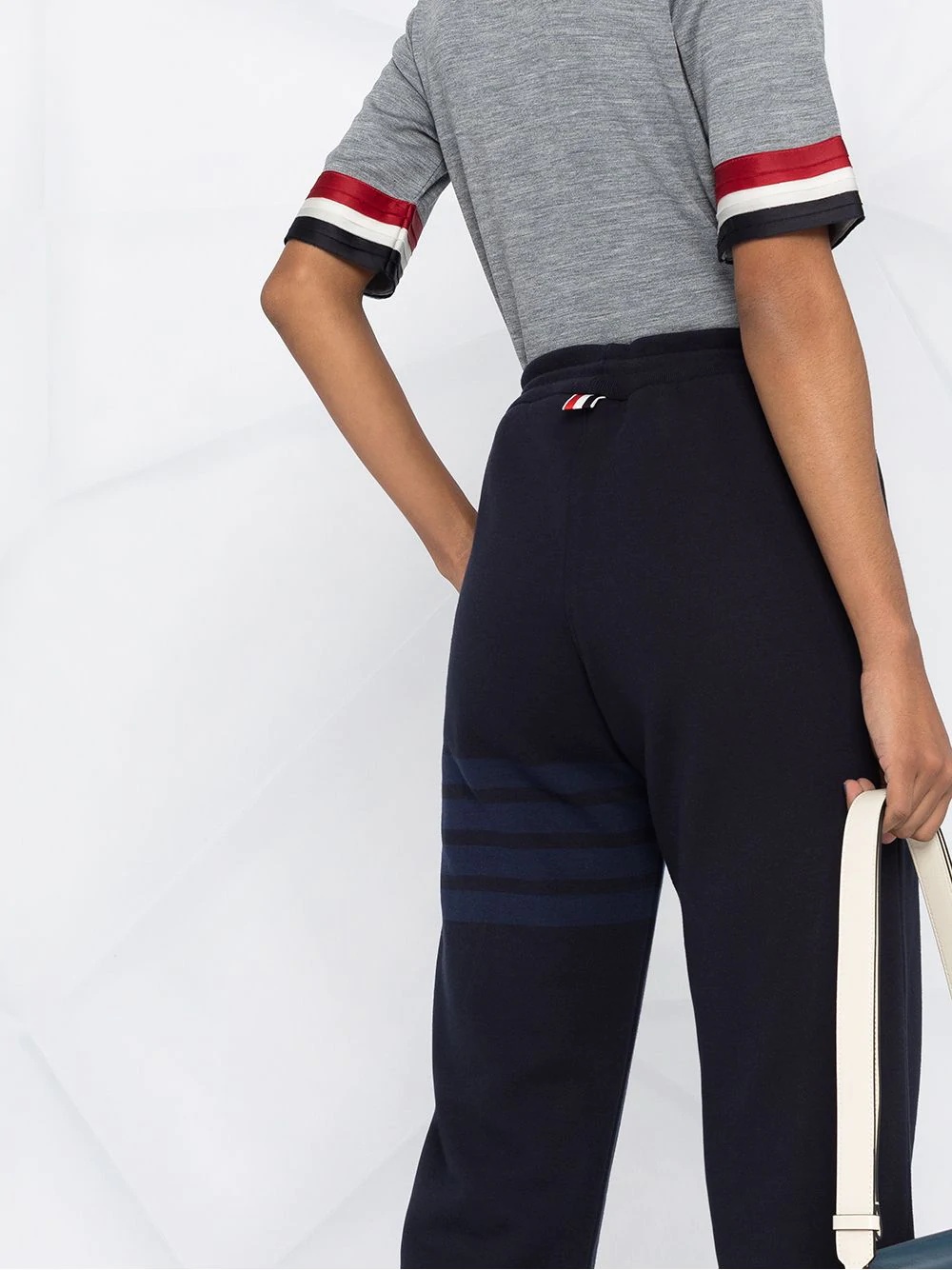 high-waisted track pants - 3