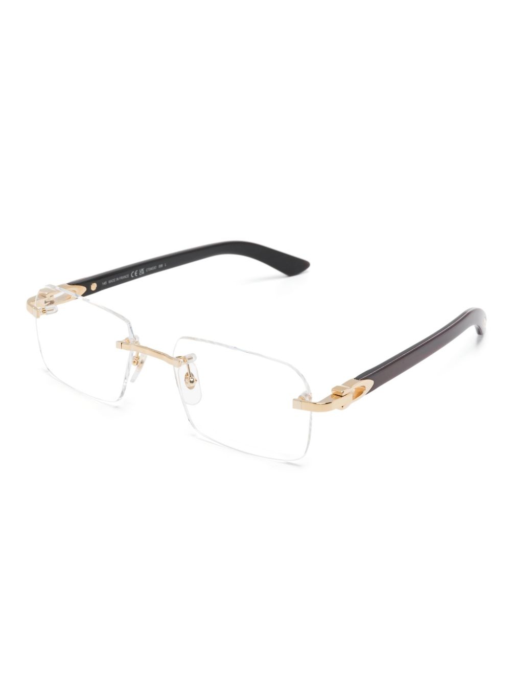 elongated C glasses - 2