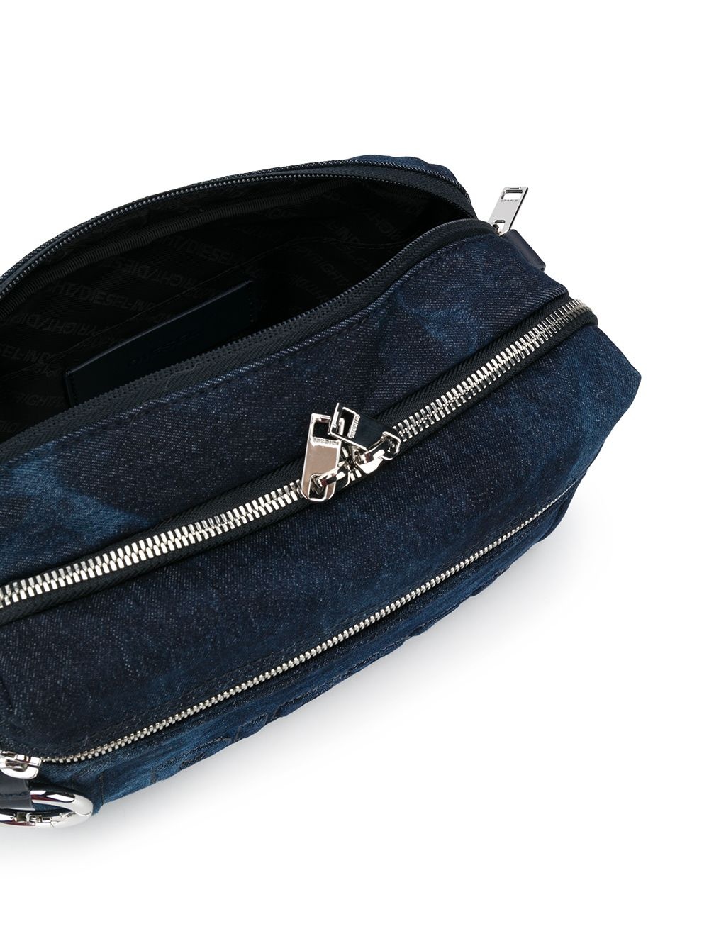 denim logo bag - 5