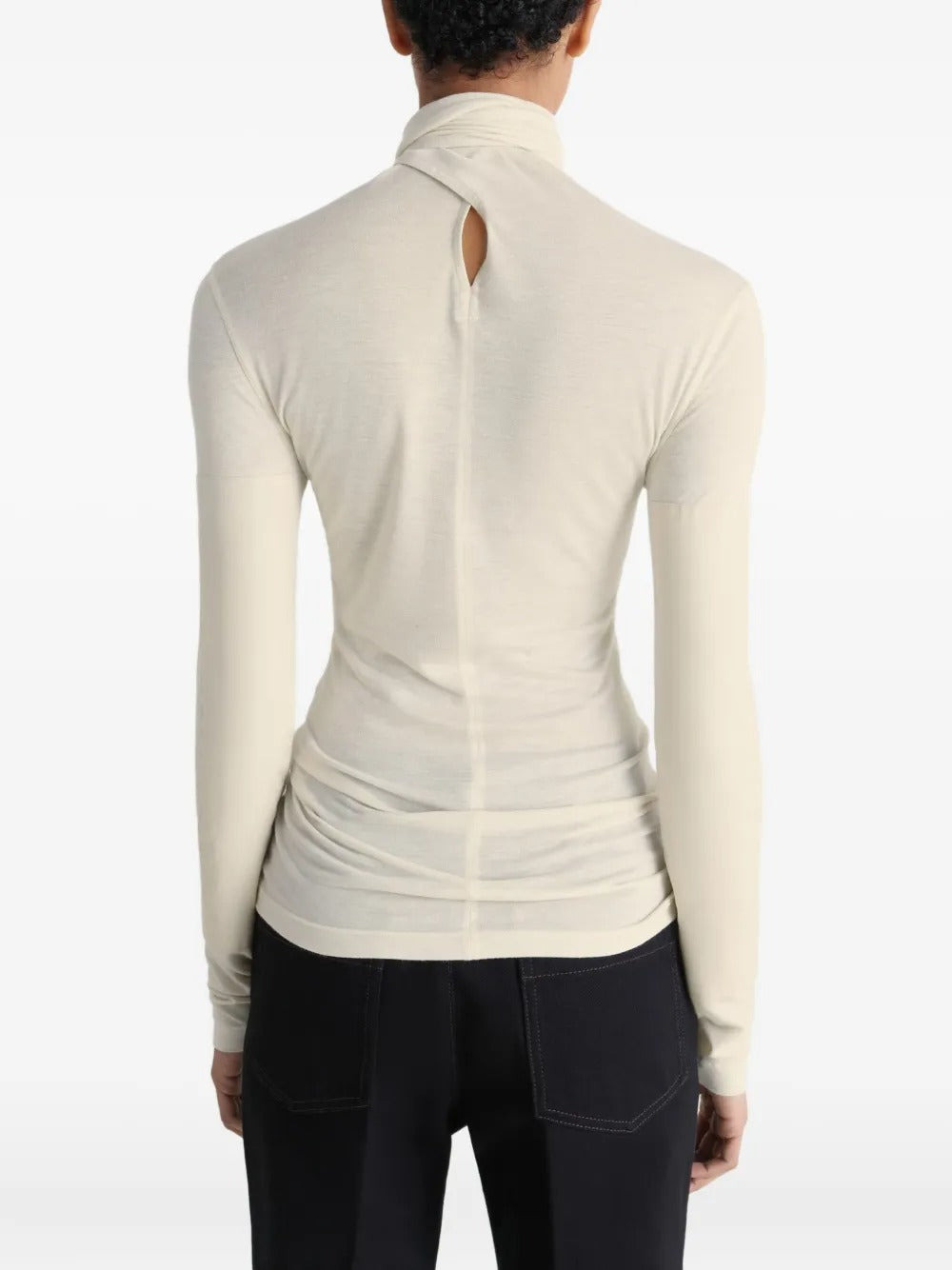 LEMAIRE - Women Foulard Top With Patchs - 2