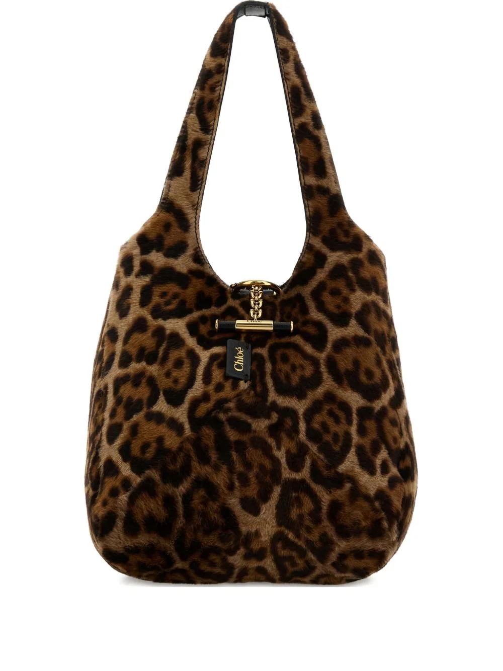 Balloon leopard-print shoulder bag - 1