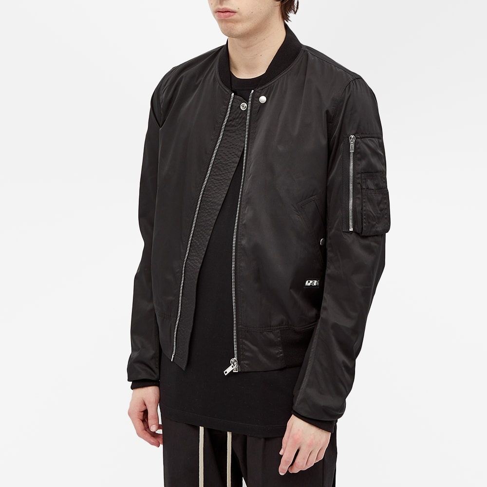 Rick Owens DRKSHDW Taffeta Flight Bomber Jacket - 6