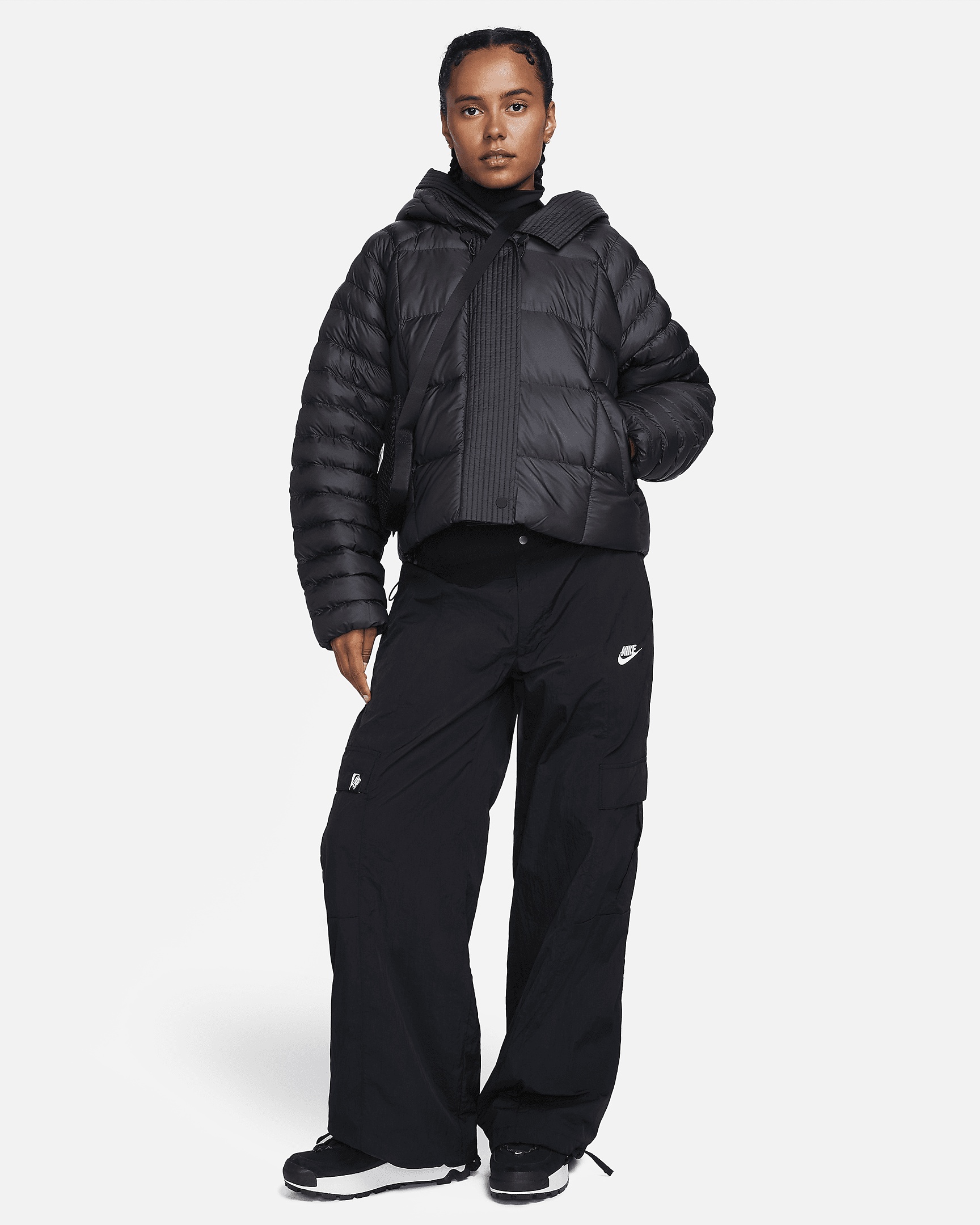 Nike Sportswear Swoosh Puffer PrimaLoft® Women's Therma-FIT Oversized Hooded Jacket - 10