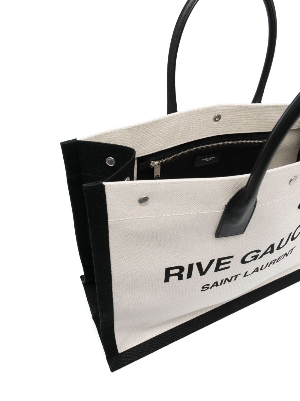 Rive Gauche leather tote bag - 5