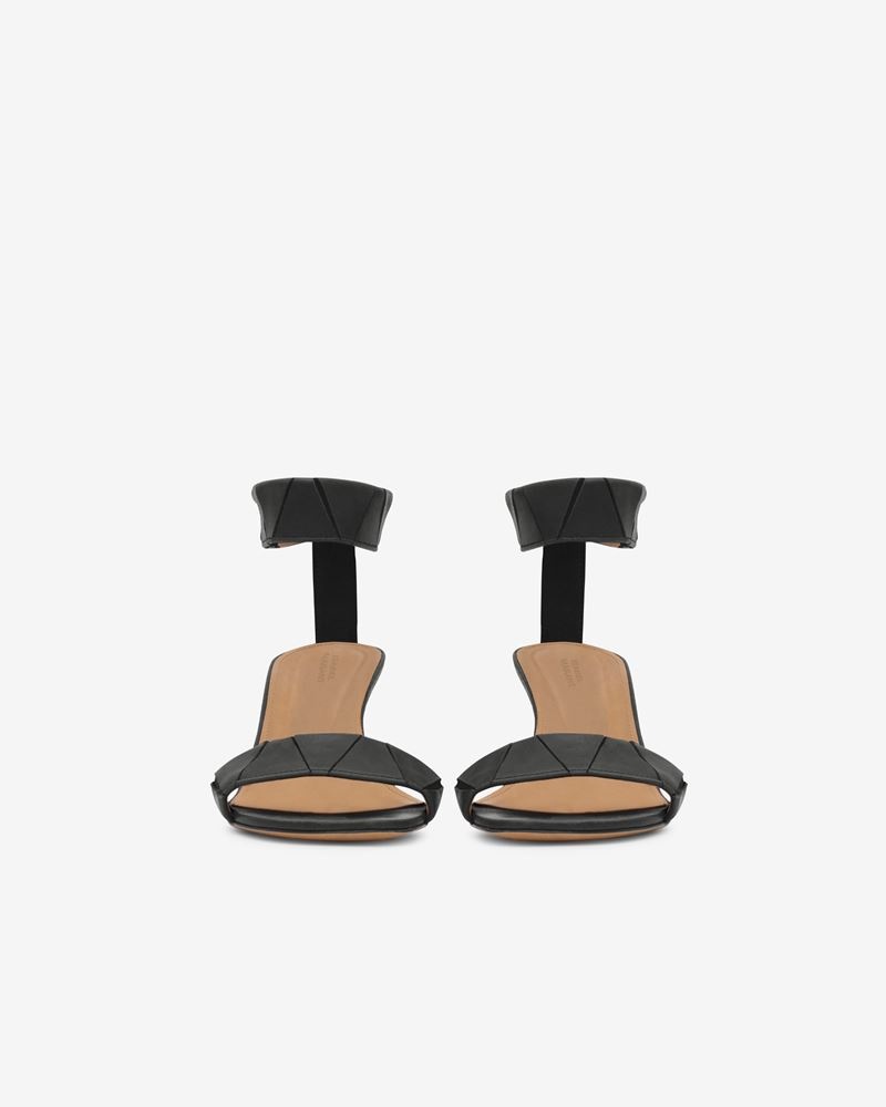 ARELY LEATHER SANDALS - 5