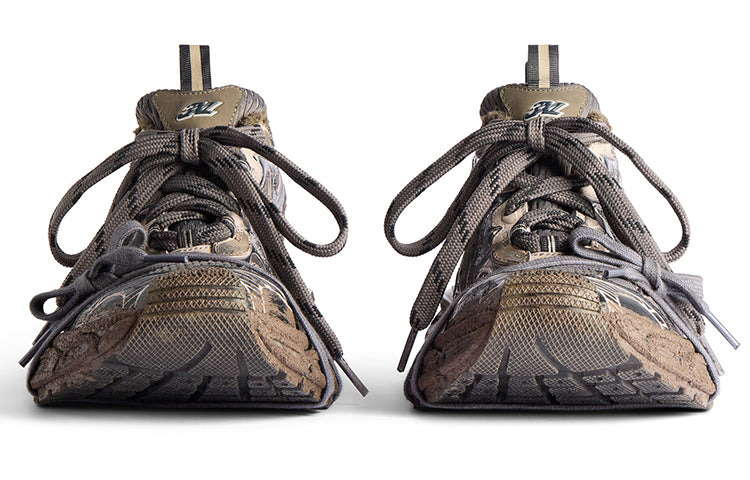 Balenciaga 3XL Sneaker Worn Out Sneakers 'Brown Mesh and Polyurethane' 734734W3XL72200 - 5