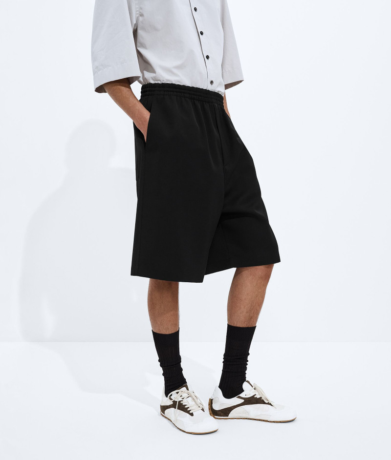 Bottega Veneta Wool Grain De Poudre Shorts outlook