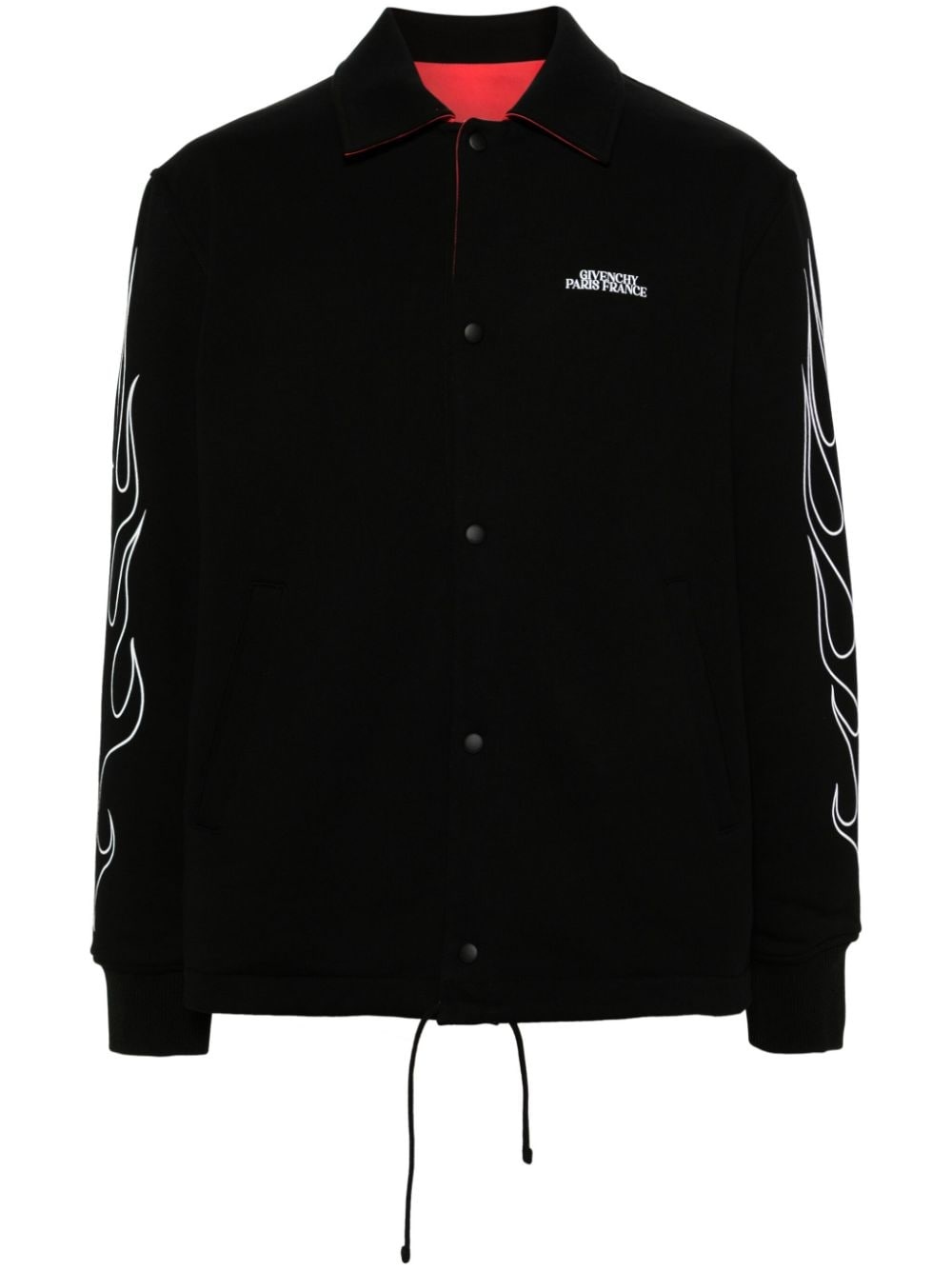 reversible jersey shirt jacket - 1