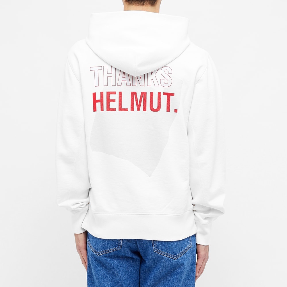 Helmut Lang Logo Thanks Helmut Hoody - 5