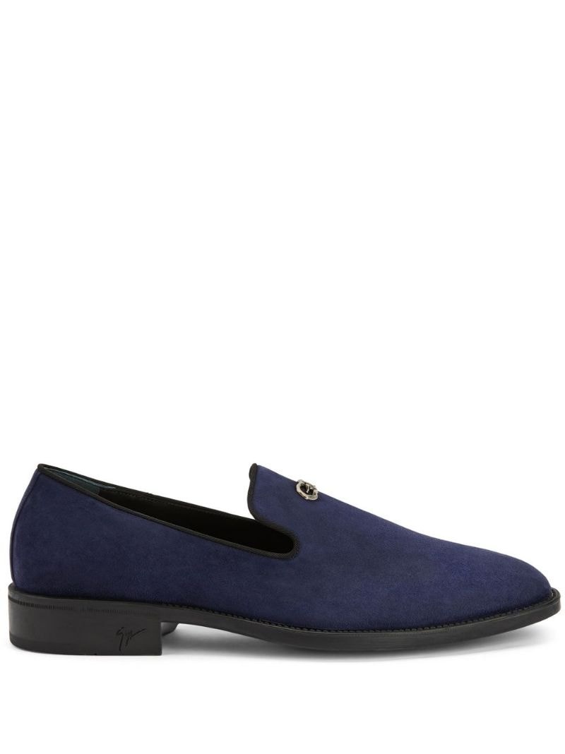 Imrham logo-plaque suede loafers - 1