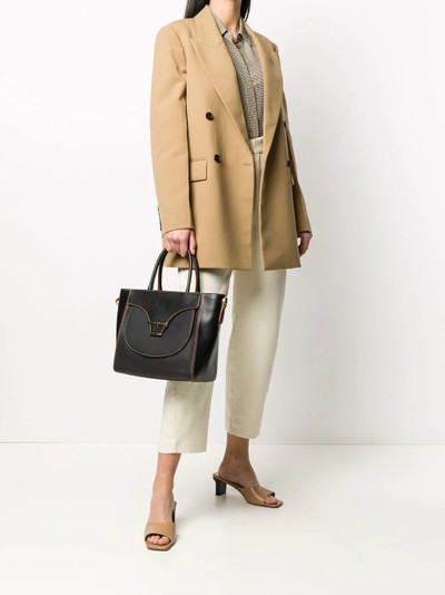 Tod's logo-plaque tote bag outlook