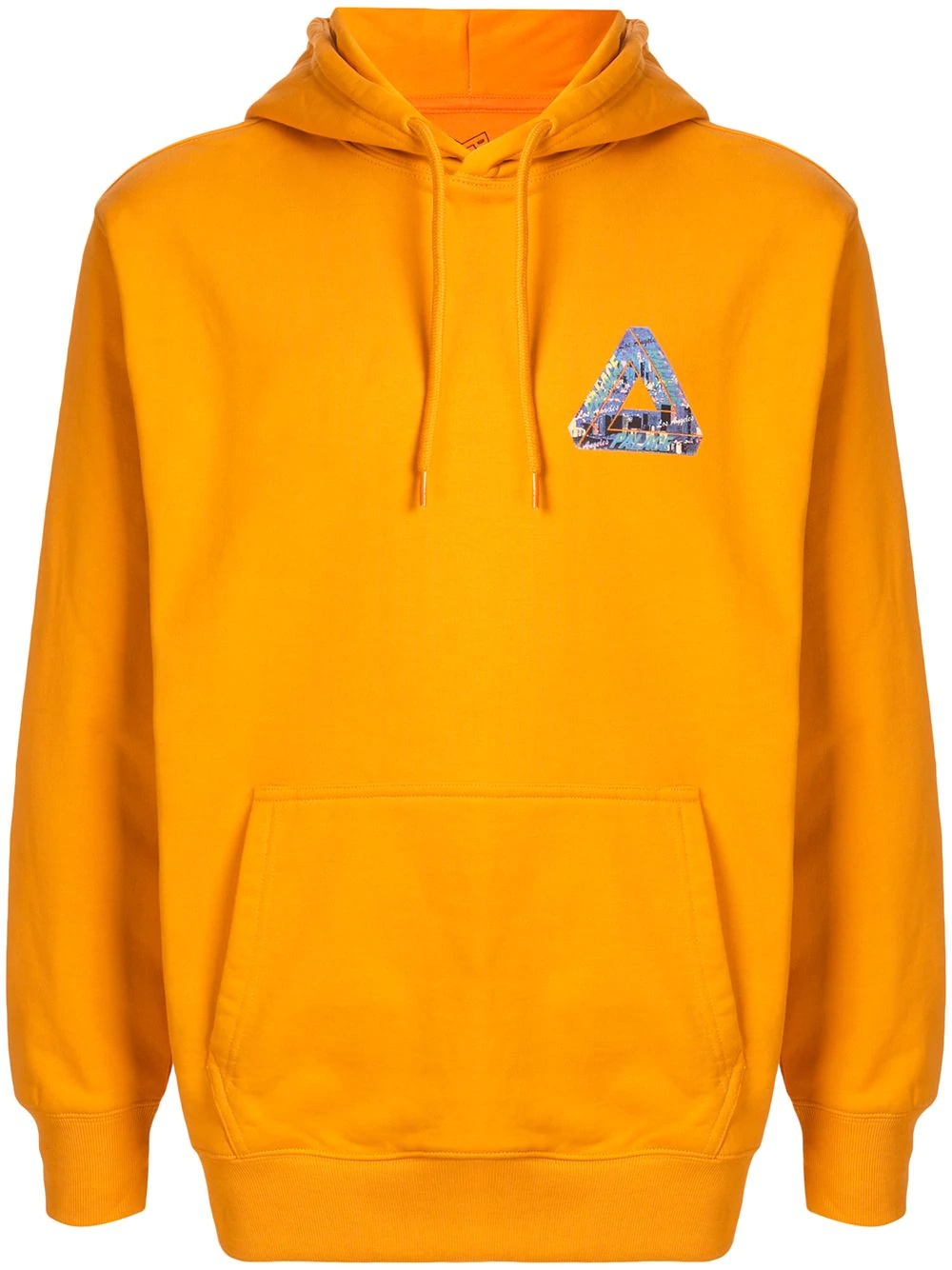 logo print hoodie - 1