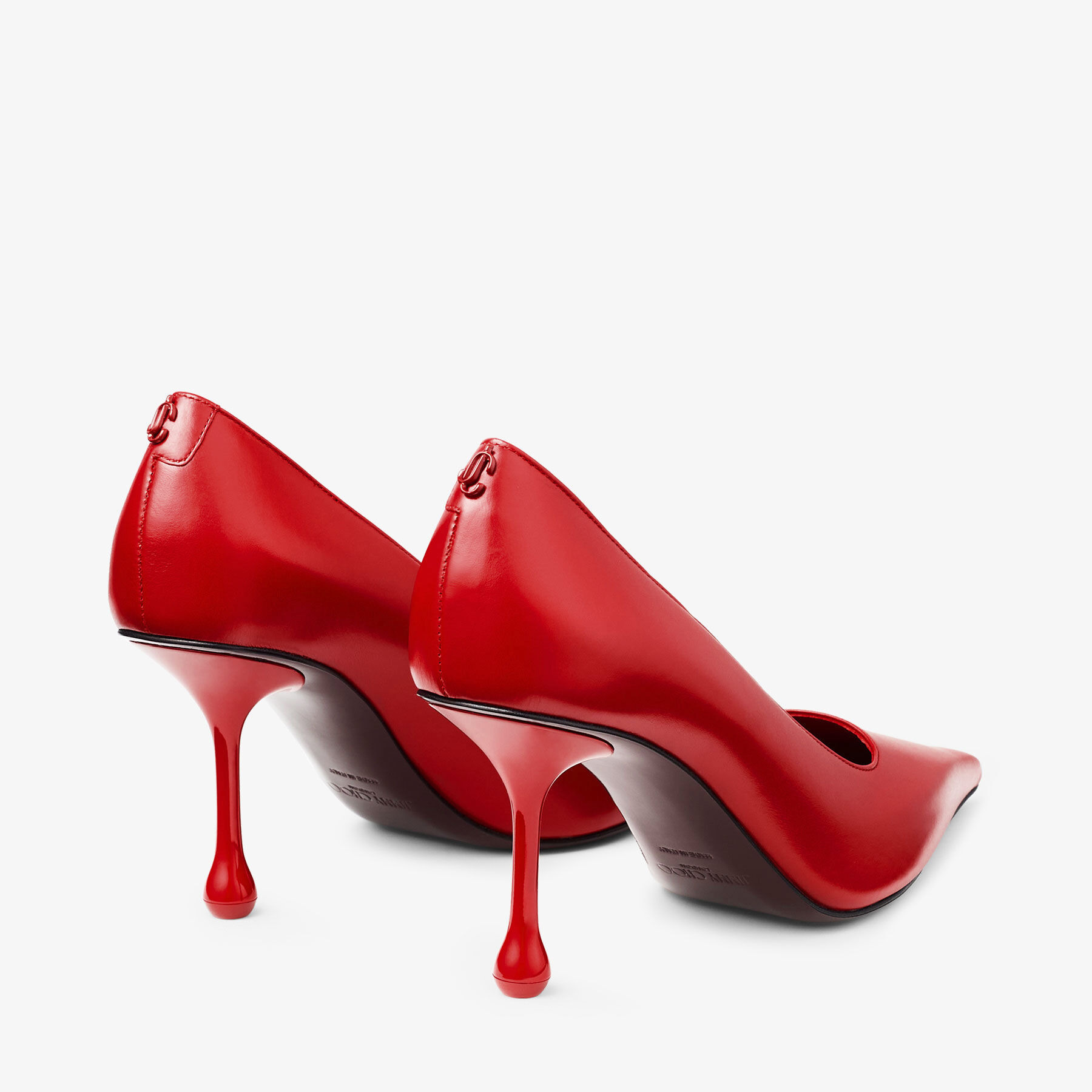 Ixia 80
Ruby Red Leather Pumps - 6