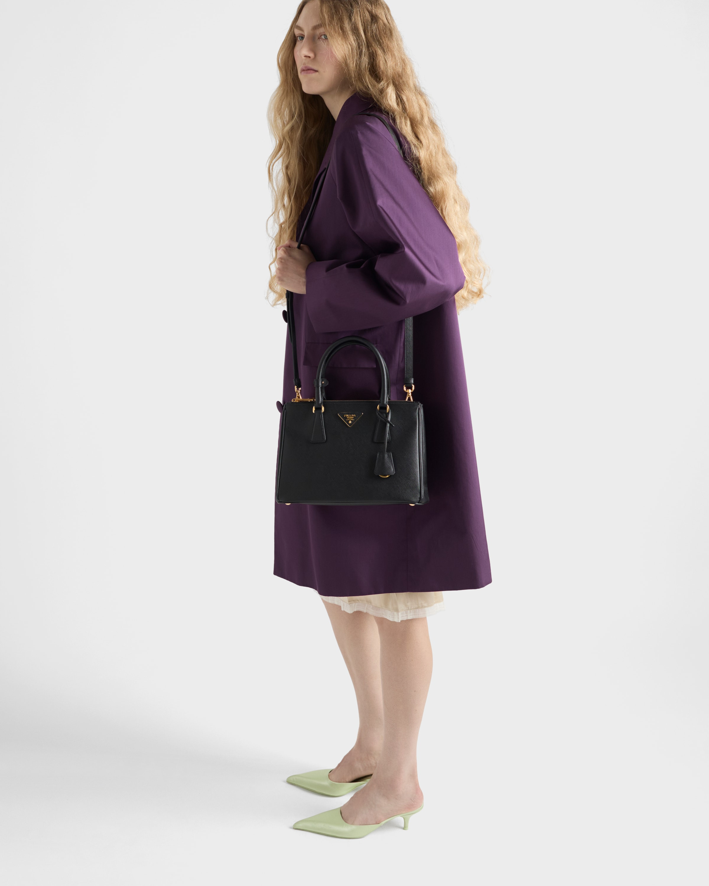 Medium Prada Galleria Saffiano leather bag - 9