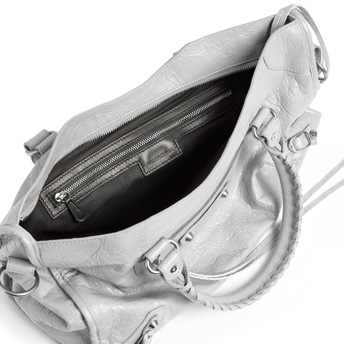 Women's Le City Bag Medium in Light Grey - 5