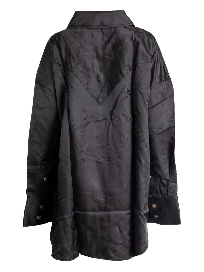 VAQUERA patchwork pocketed shirt outlook